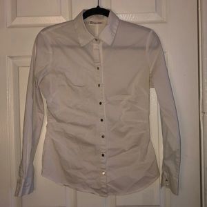 White button down
